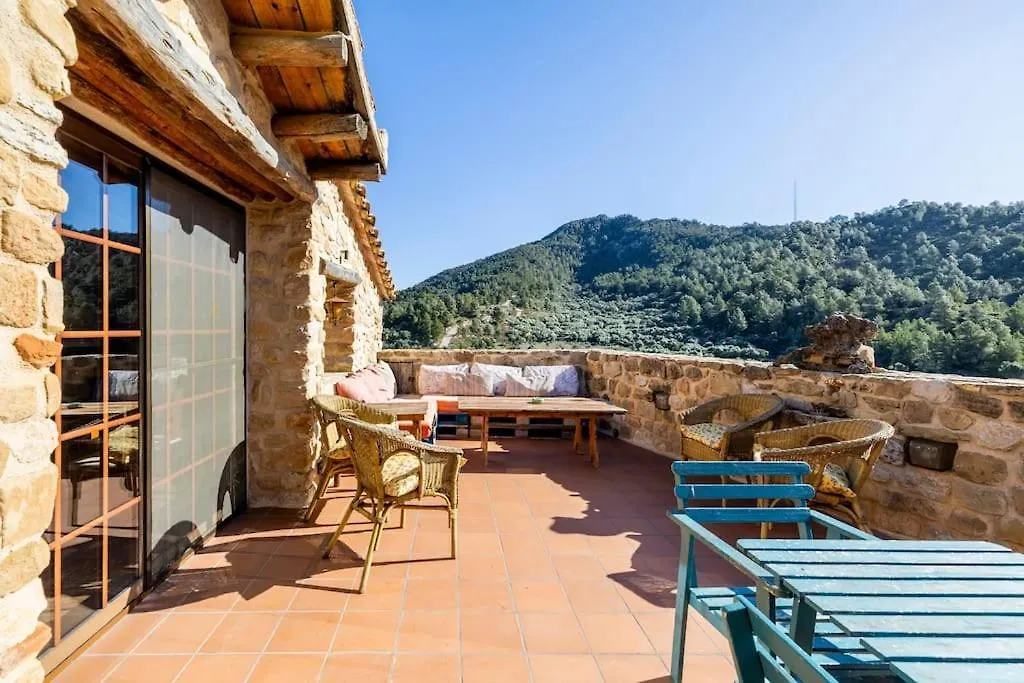 Can Miqueló: casa familiar rústica Prat de Comte Casa rural
